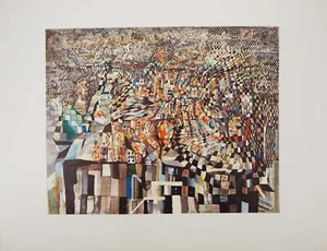 Maria Helena VIEIRA DA SILVA : Les joueurs de cartes, Héliogravure signée - Picture 1 of 6