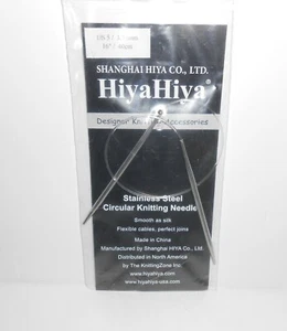 HiyaHiya Stainless Steel Circular Knitting Needle 16" US 5 + Barbie Pattern - Picture 1 of 3