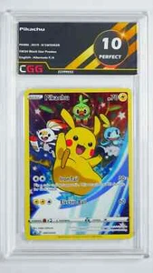 Tarjeta Pokémon Promocional Pikachu SWSH020 Espada y Escudo 2019 - CGG 10 PSA BGS SWSH - Imagen 1 de 2