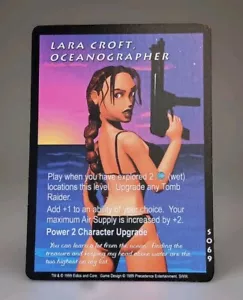 CCG Card #S069 Tomb Raider Lara Croft OCEANOGRAPHER Slippery Wet Collectible - Picture 1 of 5