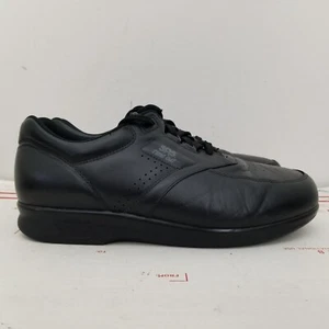 SAS Time Out Shoes Mens Size 10.5 M Black Sneaker Oxford Leather Casual Comfort - Picture 1 of 9