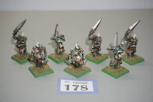 Warhammer Fantasy Chaos Daemons Plague Bearers of Nurgle x 7 - Metal - Picture 1 of 9