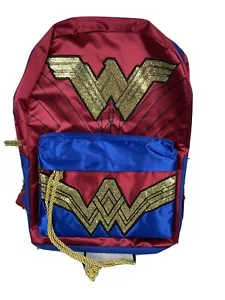 DC Comics Wonder Woman Dawn of Justice Back Pack Warner Bros - Picture 1 of 4