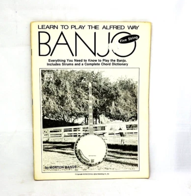 Learn To Play The Alfred Way BANJO Sheet Music Book Strums & Chord Dictionary - Image 1 of 4