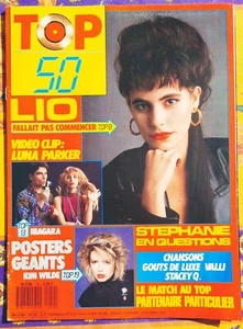 MAGAZINE TOP 50 50 LIO L'AFFAIRE LOUIS TRIO BOWIE POSTER NIAGARA KIM WILDE 1987 - Imagen 1 de 5