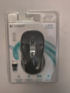 Logitech - M510 Wireless Unifying Mouse für PC/Mac, Schwarz Neu/Versiegelt - Bild 1 von 2
