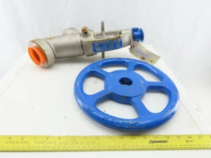 Conval STK-10 2" Socket Weld Stainless Steel Globe Valve 1100°F - Picture 1 of 11