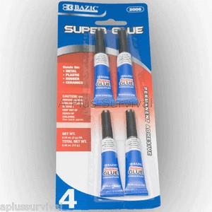 8 Pack Super Glue Metal Plastic Rubber Ceramic Survival Emergency First Aid Kits - Imagen 1 de 1