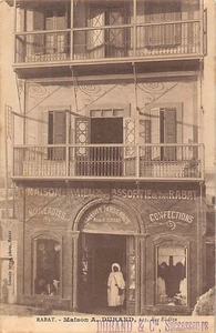 Maroc - RABAT - La Maison A. Durand - Magasin d'habillement - Ed. Schmitt - Imagen 1 de 2