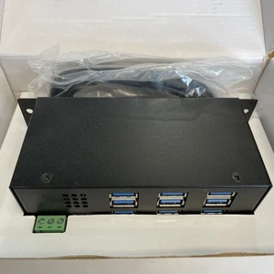 Coolgear Industrial 12-Port USB 3.2 Gen 1 Hub mit Status LED - Bild 1 von 13