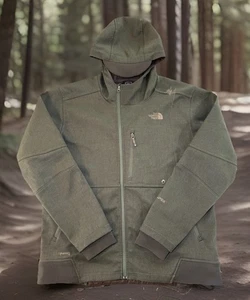 The North Face Apex Jacket Mens XXL Army Green Coat Hooded Cryptic Warm $260 - Picture 1 of 14