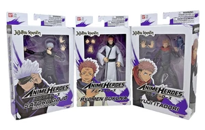 Lot (3) Anime Heroes Jujutsu Kaisen: Ryomen Sukuna, Satoru Gojo, Yuji Itadori - Bild 1 von 11
