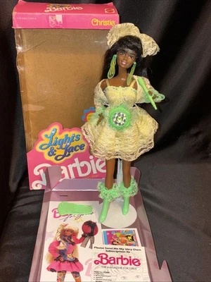 Barbie Lights & Lace Christie 1990 Mattel 9728 Displayed Complete Mint In box - Image 1 of 4