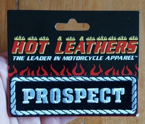 PROSPECT Namensschild Motorrad Jacke Weste Bügelbild bestickt BIKER Patch - Bild 1 von 5