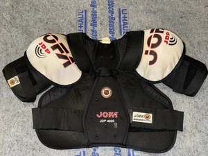 JOFA JDP 4000 Hockey Shoulder Pads Adult Size 6 XXXL SP4000 Black NHL Licensed - Picture 1 of 11