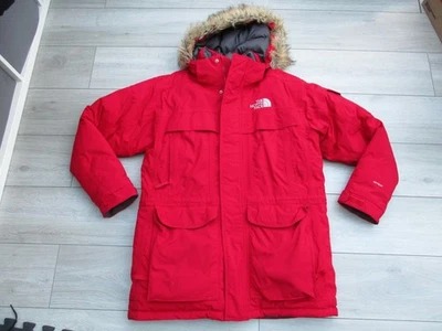 The North Face Mens McMurdo Hyvent Goose Down Parka Red M Waterproof Insulated - Image 1 of 4