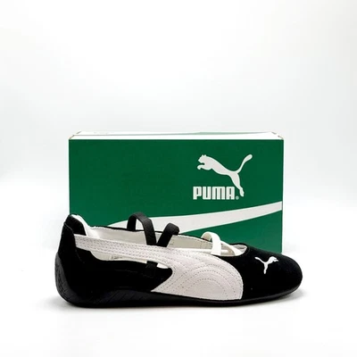 *NEW* Women Puma Speedcat Ballet Suede PUMA BLACK / WARM WHITE (401287 06) 👍 - Image 1 of 4