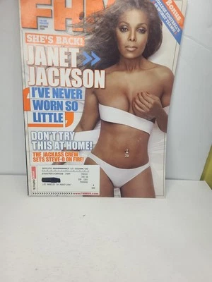 FHM Magazine October 2006  Janet Jackson Cover and Poster - Image 1 of 4