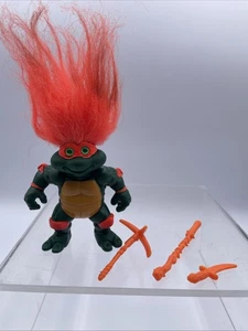Komplett Turtle Troll Mike Teenage Mutant Ninja Turtles TMNT 1993 Troll Puppe - Bild 1 von 9