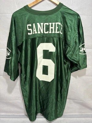 纽约喷气机队球衣男式大号NFL橄榄球马克桑切斯队服装全新无标签全新 — 第 1/4 张图片