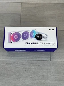 NZXT - Kraken Elite RGB 360mm 2024 Radiator (1x Single-Frame RGB Core Fan) Li... - Afbeelding 1 van 5