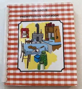 Ida Grove Iowa IA Cookbook Ethnic Danish Abelskiver Sugar Cookies Christmas VTG - Foto 1 di 24