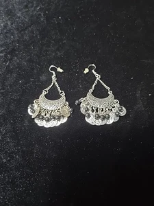 Boho-Stil Tibetisch Tibet Ohrhänger Haken Ohrringe 3" - Bild 1 von 7