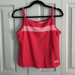 Camiseta sin mangas recortada rosa Y2K The North Face Wms grande mecha de vapor atlética al aire libre - Imagen 1 de 8