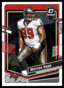 WARREN SAPP 2023 DONRUSS OPTIC TAMPA BAY BUCCANEERS #187 - Picture 1 of 2