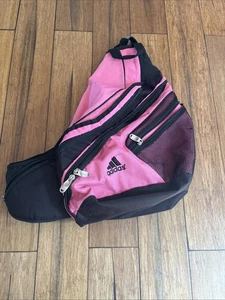 Adidas Sling Backpack Pink Load Spring Crossbody Shoulder Strap - Picture 1 of 12
