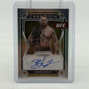 2022 Panini Prizm UFC Champion Brock Lesnar Signatures Auto Holo #CS-BLS - Bild 1 von 2