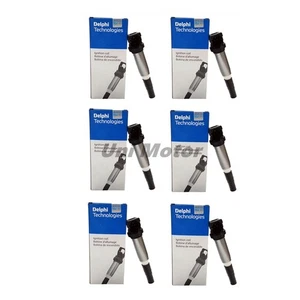 6pcs OEM Delphi Ignition Coils 12137594937 for BMW 328i 2007-2013 528i 2008-2011 - Picture 1 of 7