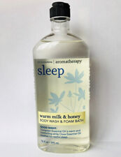 Bath & Body Works Aromatherapy Sleep Warm Milk Honey Wash Shower GEL Foam 10oz