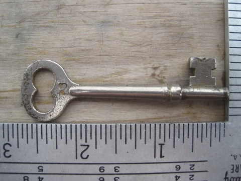 one CORBIN  Door Mortise Lock signed Skeleton key # p 8 Cover