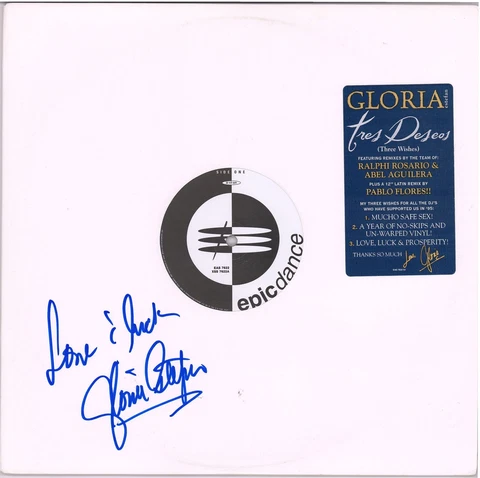Gloria Estefan Music Album Fanatics Authentic COA Item#10729129 Cover