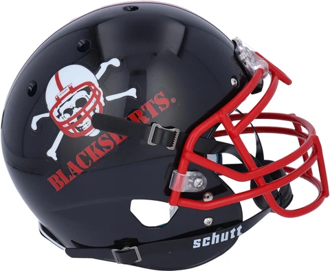 Nebraska Huskers Unsigned Schutt Sports Blackshirts Tradition Alt Helmet Cover