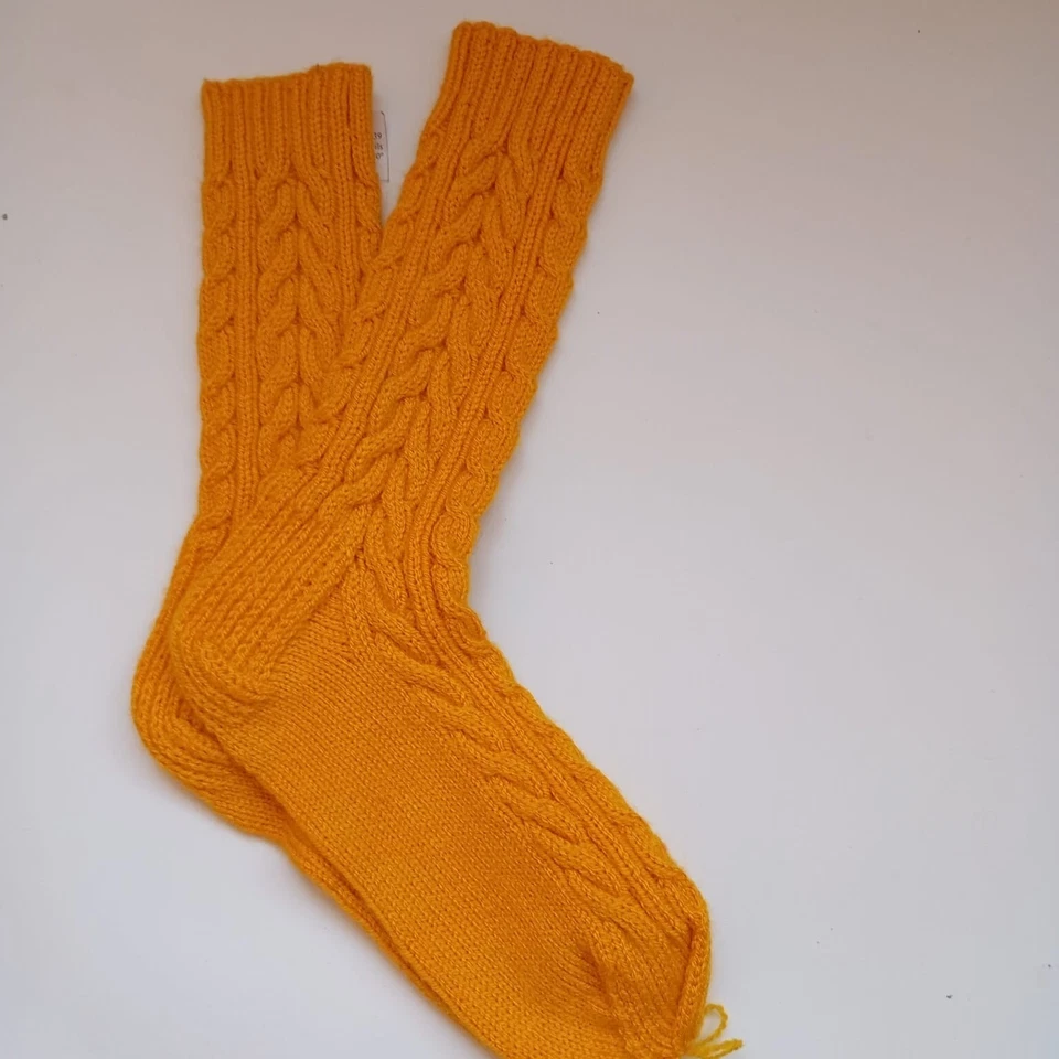 Calcetines tejidos hechos a mano para mujer, 100 % acrílico, talla 38-39, Reino Unido 5-6 Foto 1 de 1