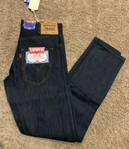 LEVI'S VINTAGE CLOTHING LVC 606 SUPER SLIMS JEAN MADE IN US RIGID 27X32 0030 J4 - Picture 1 of 8