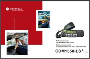 Motorola CDM1550 LS+ Radio Podręcznik użytkownika: 242 strony, w zwojach, pokrowce ochronne - Zdjęcie 1 z 1