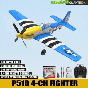 Avión de combate radiocontrol VOLANTEX WW2 P51 4 CANALES 2.4G remoto 6 ejes RTF planeador acrobático - Imagen 1 de 20