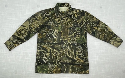 Cabela's for Kids Seclusion 3D 纽扣衬衫夹克儿童 8 码二手状况完好 — 第 1/4 张图片