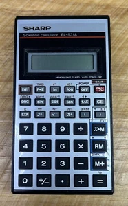 Scientific Calculator Sharp EL-531A Vintage Japan 80's Tested. - Picture 1 of 4