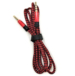3.5mm Audio Cable 4 Poles connector for Cars MP3 Amplify Speaker Music  - Picture 1 of 23