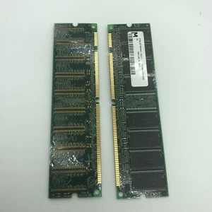 NEW Micron -64MB PC100 168 PIN DIMM SDRAM MEMORY MODULES 64 mb Total NON-ECC x64 - Picture 1 of 8