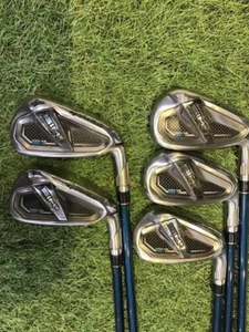 TaylorMade SIM2 MAX OS / Iron Set / Stiff / Carbon Shaft TENSEI BLUE TM60 / EXC - Picture 1 of 5