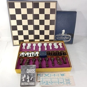 Scacchiera Vintage 1967 Edizione Torneo Cavalier n. 1498 Staunton USA completo - Foto 1 di 21
