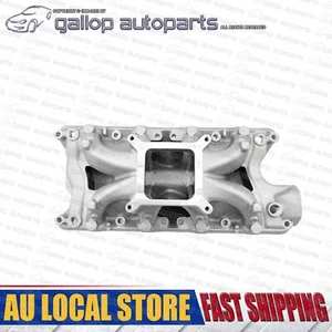 Satin High Rise 4 Barrel - Manifold Single Plane Fit Ford Windsor 289/302 V8 - Picture 1 of 8