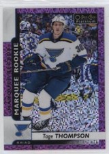 2017 O-Pee-Chee Platinum Marquee Rookies Violet Pixels Tage Thompson Rookie RC