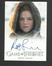 GAME OF THRONES ROSE LESLIE YGRITTE AUTOGRAPH CARD 2012 HBO AUTHENTIC AUTO