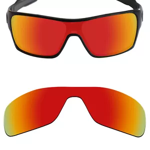 hdhut Lenti di Ricambio POLARIZZATE per Occhiali da Sole Rotore Turbina Oakley Rosso Fuoco - Foto 1 di 7